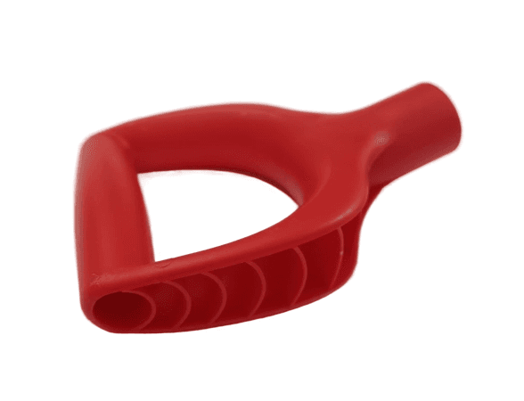 Ручка пластиковая V-образная Ф32мм Премиум. Красная