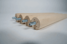 конусообразные  от 120 мм до 400 мм длина, от 16 до 35 мм диаметр