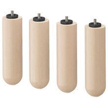 Ножки скругленные из березы 200 мм