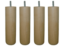 Ножки скругленные из березы 200 мм